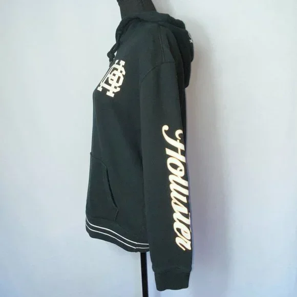 Hollister Black Hoodie Long Sleeve Size Small - Picture 2 of 6